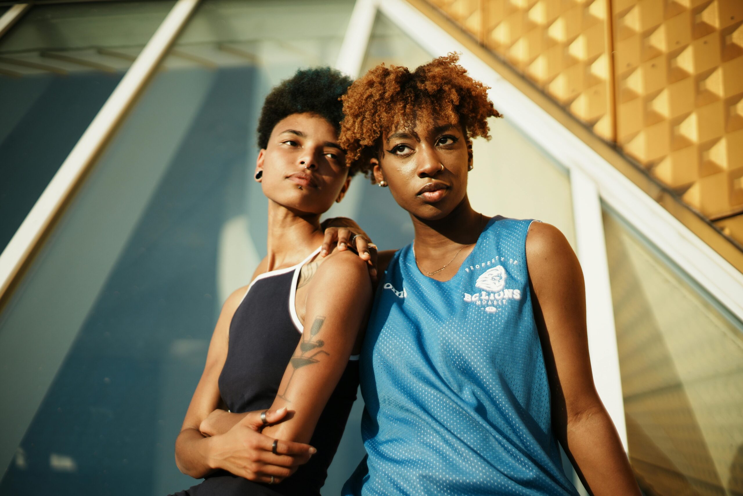 Portrait of Women in Tank Tops